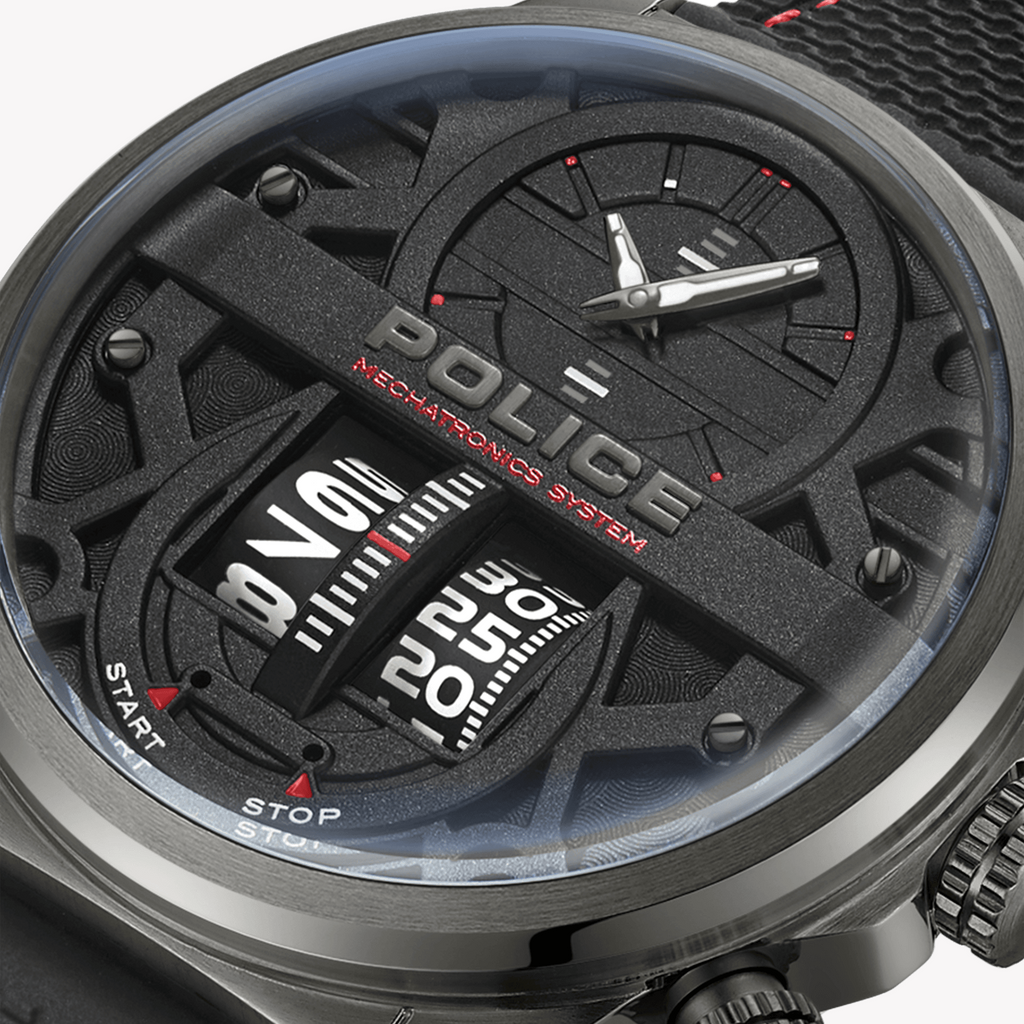 POLICE PEWJM0006505 TIMELESS ELEGANCE - MODERN MEN'S WATCH WITH SILVER STAINLESS STEEL & BLACK DIAL-i-Watch-3