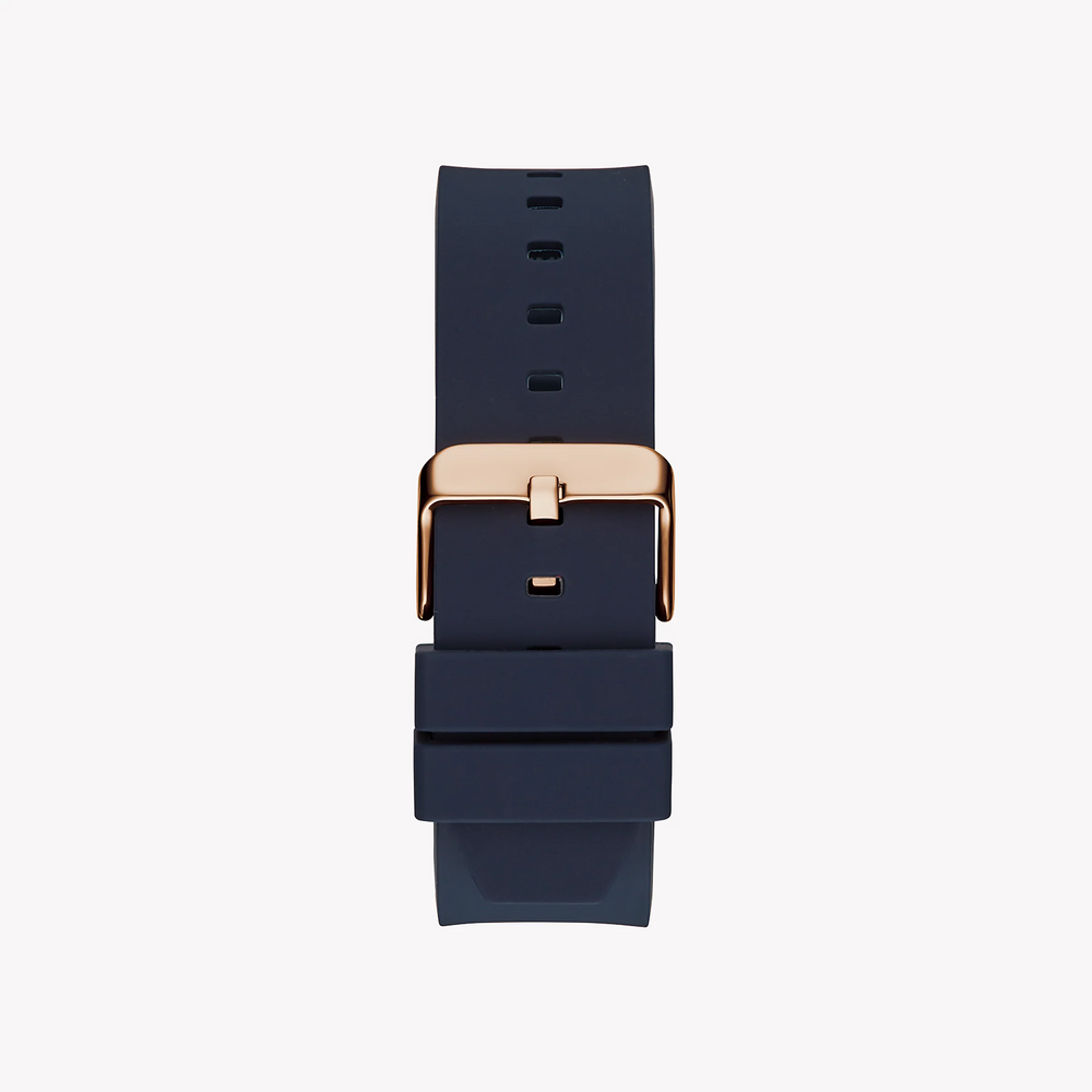 Guess Men's Rose Gold & Blue Silicone Watch | Gw0569g3 by i-watch