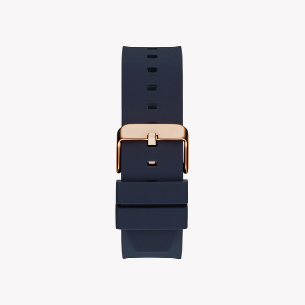 Guess Men's Rose Gold & Blue Silicone Watch | Gw0569g3 by i-watch
