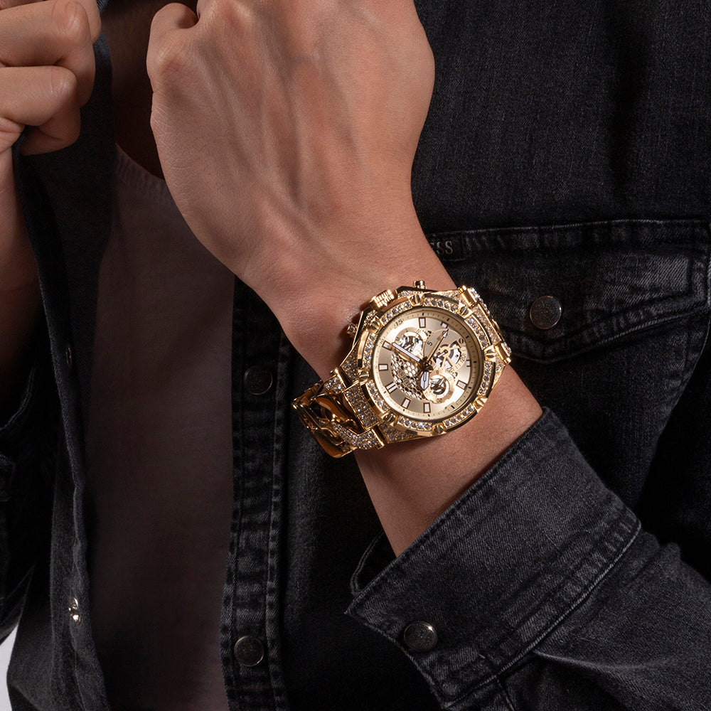 GUESS GW0517G2 RADIANT CHARM - ELEGANT GOLD STAINLESS STEEL WOMEN'S WATCH with Champagne Dial-i-Watch-4