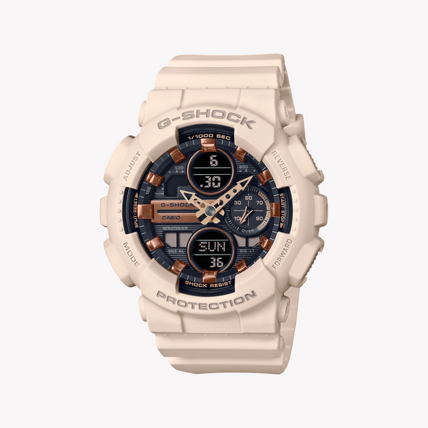 Casio G-Shock Gma-S140m-4adr Elegant Adventurer - Chic Beige Women's Watch With Durable Resin BAnd and Versatile Digital Features by i-watch