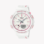 BABY-G BGS-100RT-7ADR ADVENTURE CHIC - Women's Sporty Elegance Watch with White Resin Band and Stylish Design