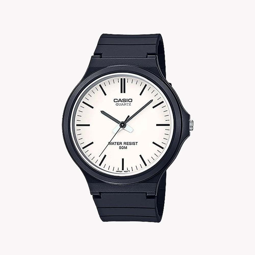 Casio Men's Resin Black Watch, Minimalist Design | Mw-240-7evdf by i-watch