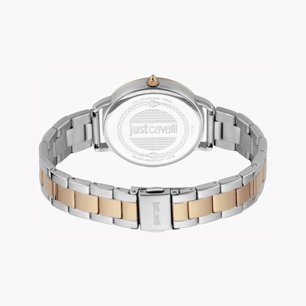 Just Cavalli Women's Silver & Rose Gold Watch, Silver Dial | Jc1l117m0095 by i-watch