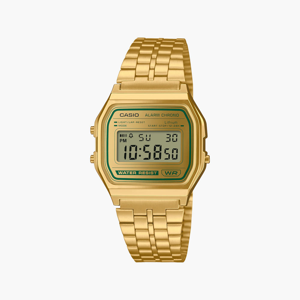 Casio Vintage A158WEGV-9AEF - Iconic Gold Digital Watch-i-Watch