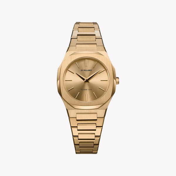 D1 MILANO Women's Gold Stainless Steel Watch, Gold Dial | D1-UTBL31 by i-watch