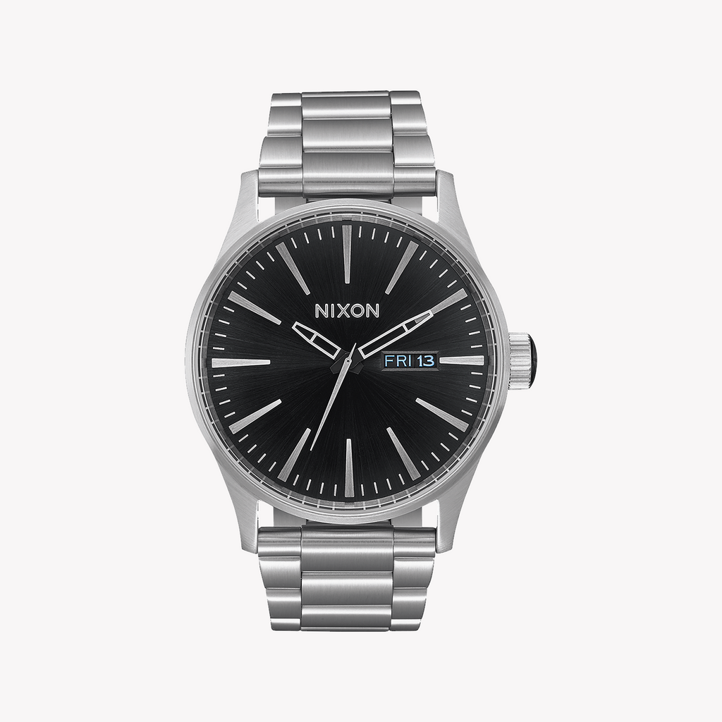 NIXON A356-2348 BOLD SOPHISTICATION - MEN'S TIMEPIECE WITH STUNNING SILVER & BLACK DESIGN