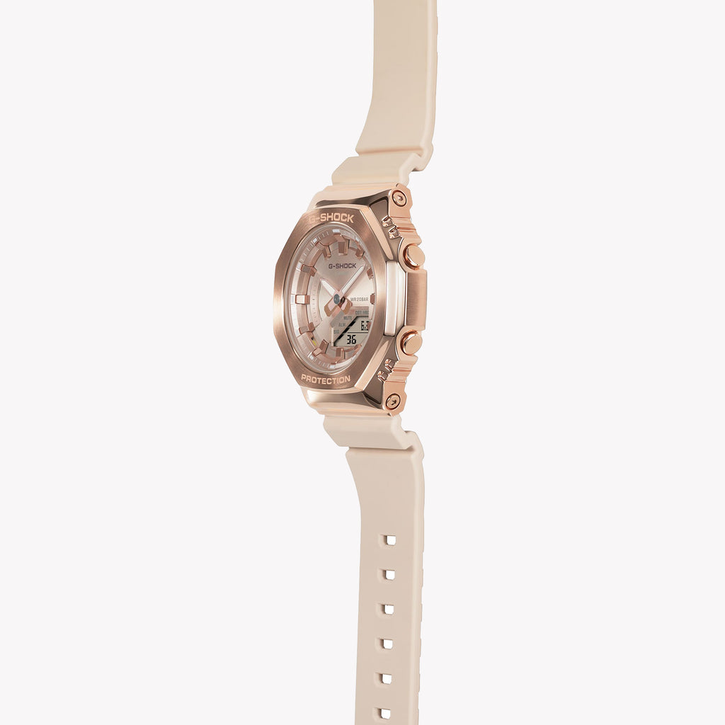 CASIO G-SHOCK GM-S2100PG-4AER ROSE GOLD GLAM - ELEGANT WOMEN'S TIMEPIECE WITH PINK BAND-i-Watch-3