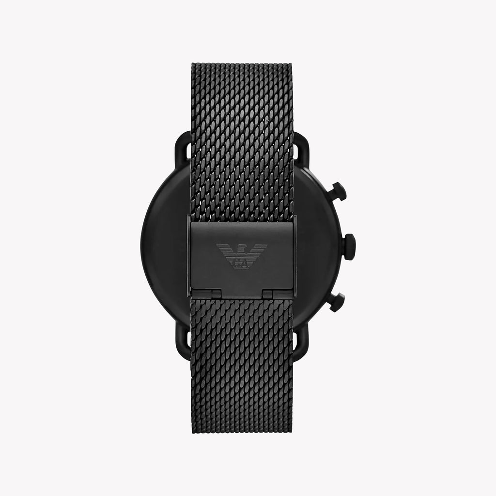 Emporio Armani Men's Black Stainless Steel Watch, Black Dial | Ar11264