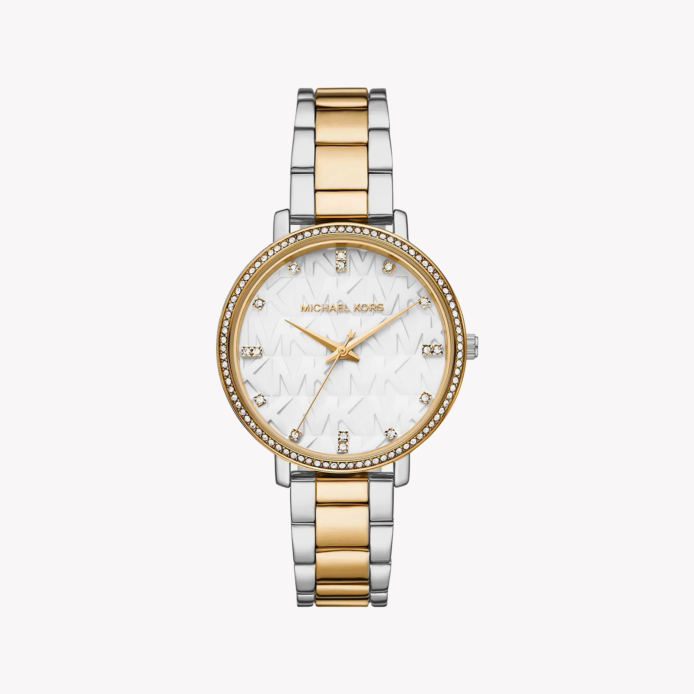 MICHAEL KORS MK4595 - ELEGANTLY MODERN WOMEN'S TIMEPIECE IN SILVER-GOLD TONE