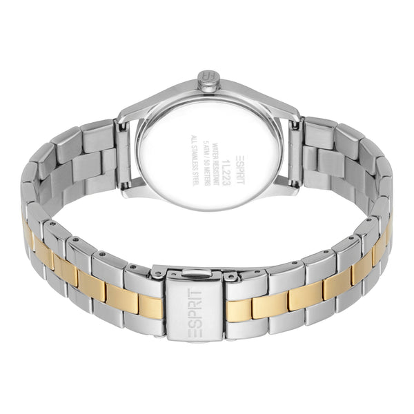 Esprit Women's Watch With Silver Stainless Steel Case And Silver & Gold Stainless Steel Band by i-watch