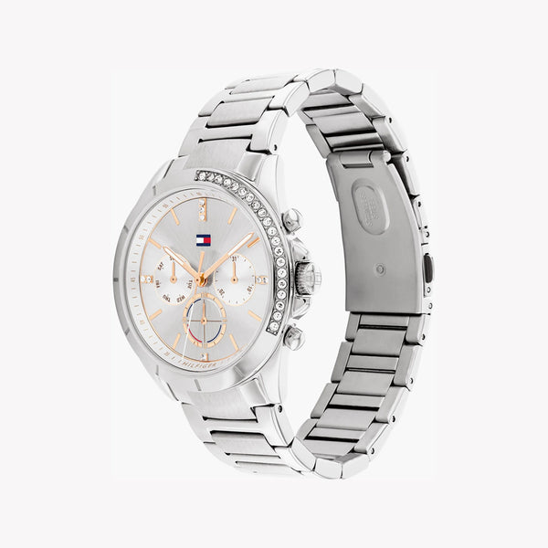 Tommy Hilfiger Men's Silver Stainless Steel Watch, Silver Dial | 1674791 by i-watch