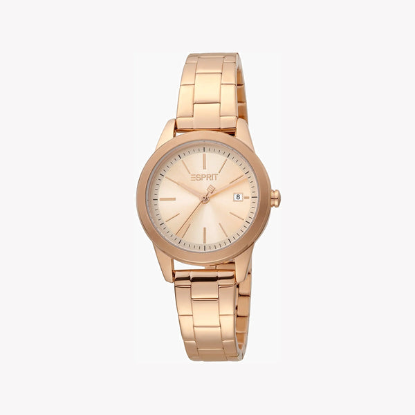 Esprit Women's Rose Gold Watch, Stainless Steel Band | ES1L239M0085 by i-watch