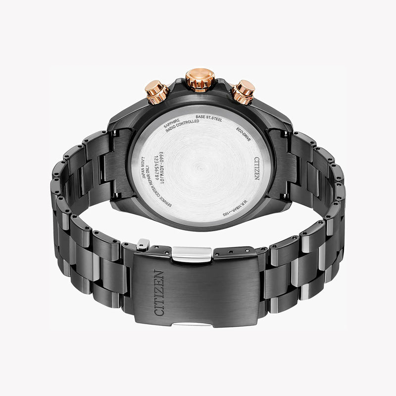 Citizen Cb5956-89l Elegant Black Stainless Steel - Modern Eco-Drive Men's Watch by i-watch