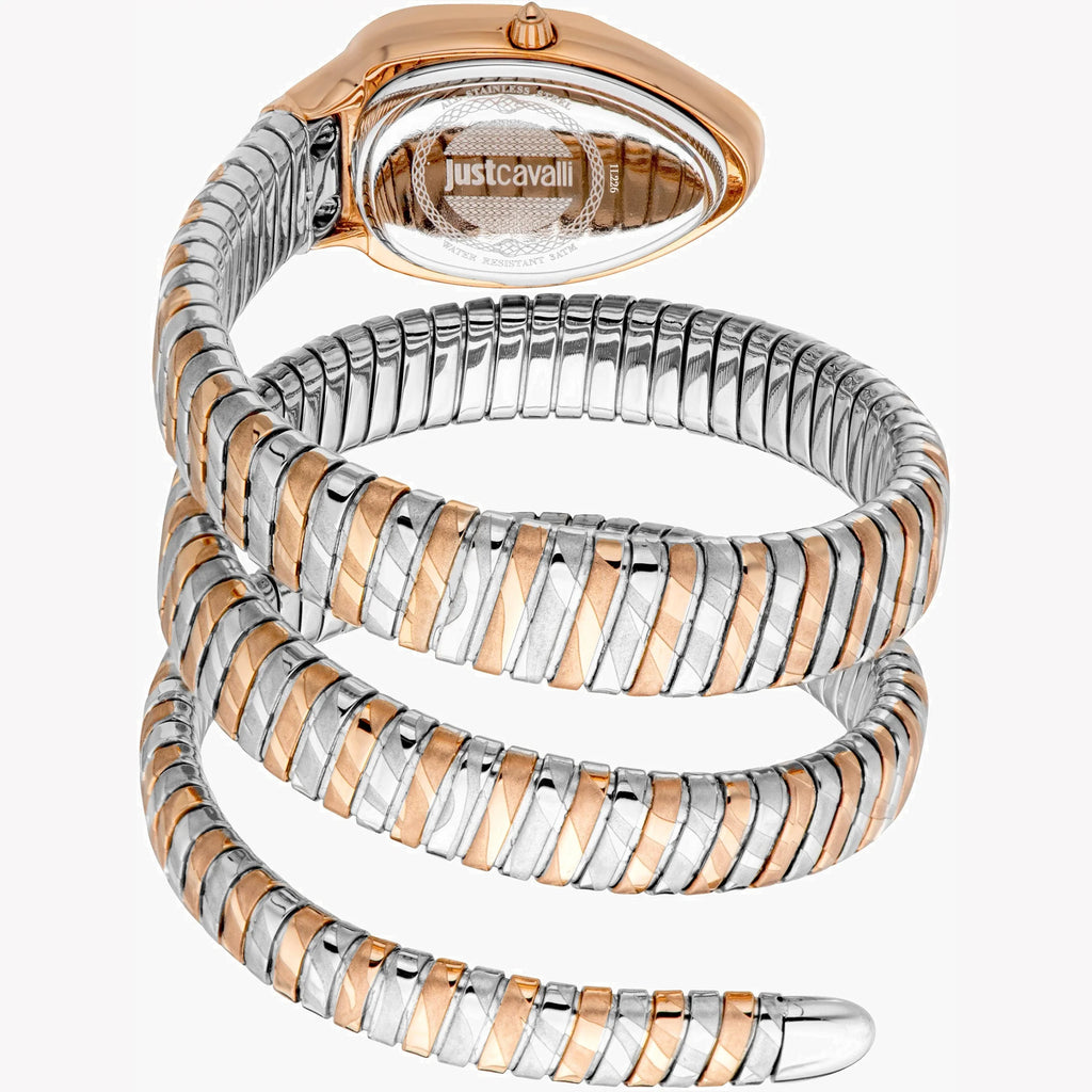 JUST CAVALLI Women's Watch with Rose Gold Stainless Steel Case and Silver & Rose Gold Stainless Steel Band-i-Watch-3