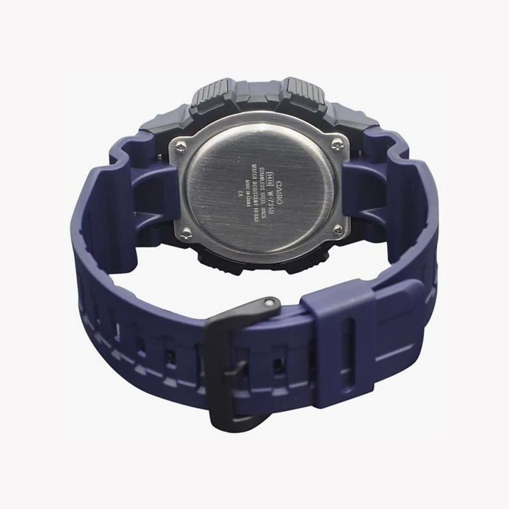 CASIO W-735H-2AVDF ADVENTURE TIME - MEN'S ROBUST OUTDOOR WATCH WITH BLUE RESIN BAND AND DIGITAL DIAL-i-Watch-4