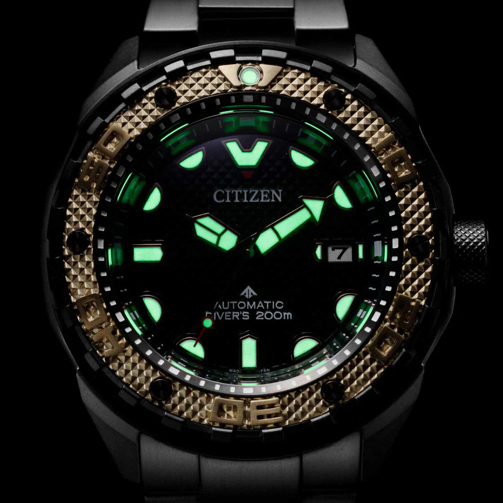 CITIZEN NB6008-82X AUTOMATIC - MENS TITANIUM ADVENTURE TIMEPIECE with BLACK DIAL & 20 ATM WATER RESISTANCE-i-Watch-6