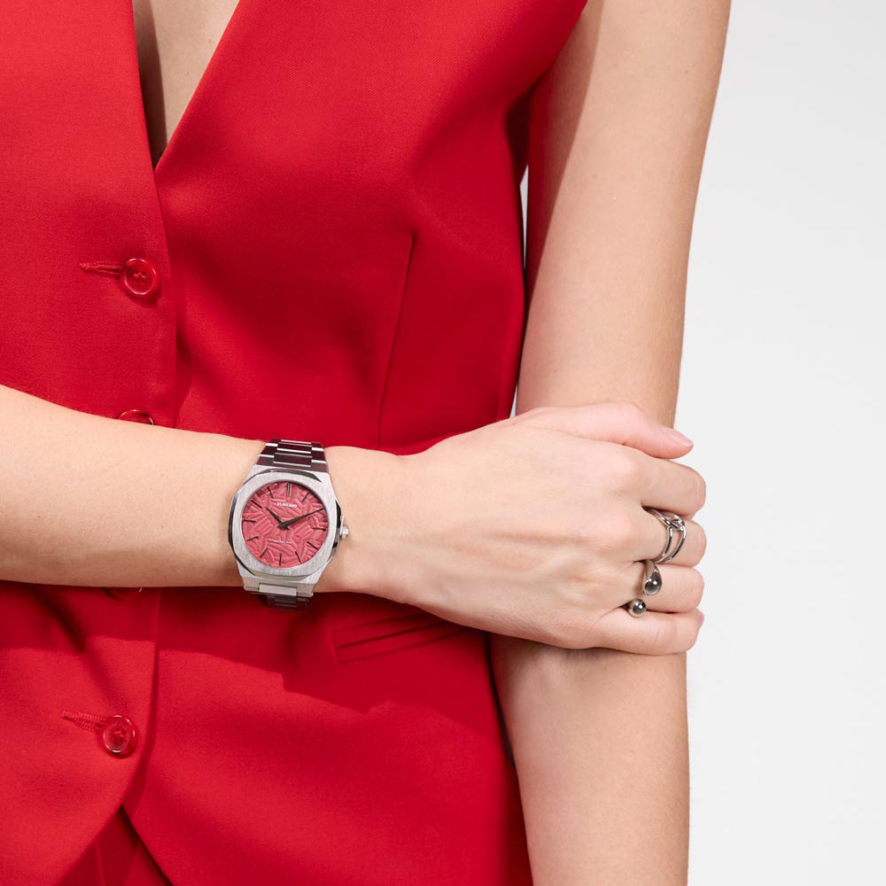 D1 MILANO D1-UTBJ33 Men's Watch - Red Dial, 40mm Steel Case-i-Watch-5