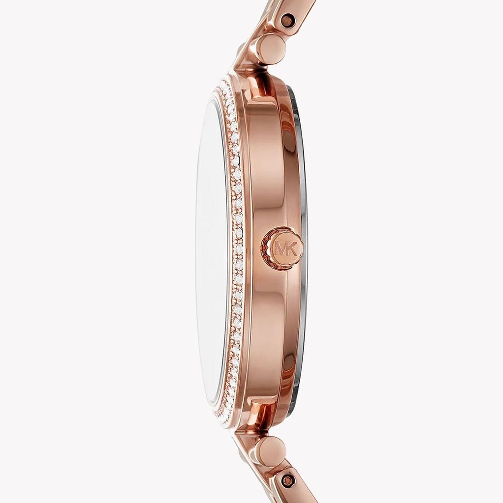 MICHAEL KORS MK4451 CHIC RADIANCE - ROSE GOLD & BLUE DIAL ELEGANCE Women's Watch-i-Watch-2
