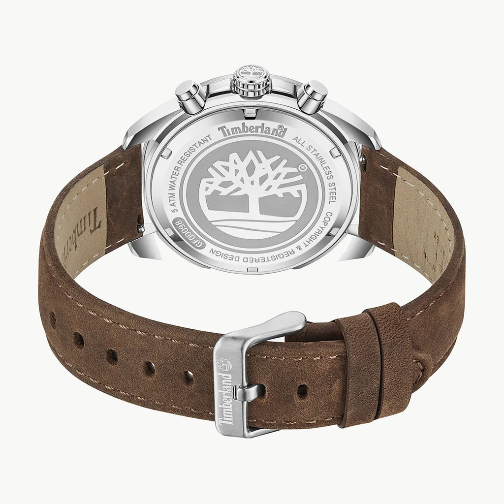 TIMBERLAND TDWGF0009801 RUGGED SOPHISTICATION - MEN'S STAINLESS STEEL & LEATHER WATCH-i-Watch-2