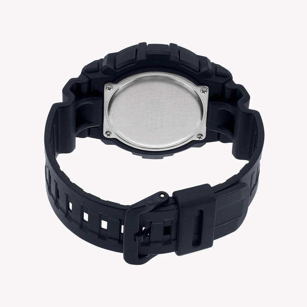 Casio Men's Black Resin Watch, Digital Dial | Aeq-200w-1a2vdf by i-watch