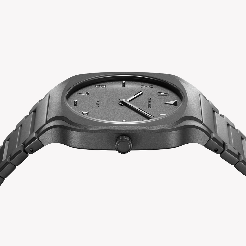 D1 MILANO D1-SQBJ08 Unisex Black Stainless Steel Watch-i-Watch-2