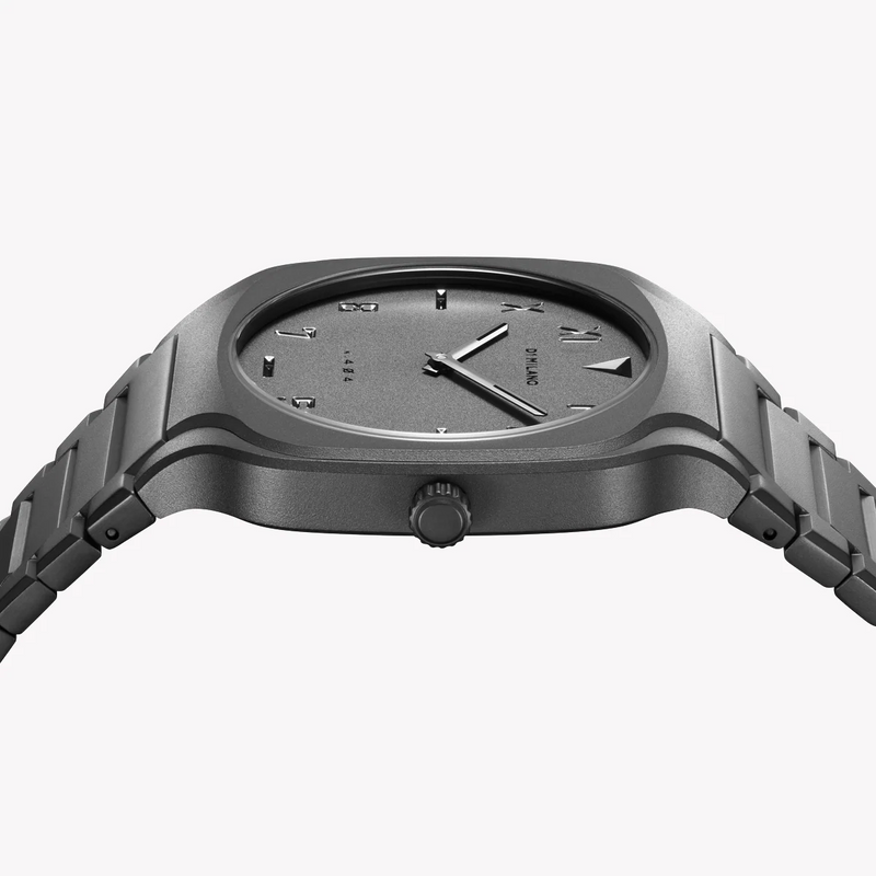 Bold Performance Unisex Black Stainless Steel Watch | D1-SQBJ08 by i-watch