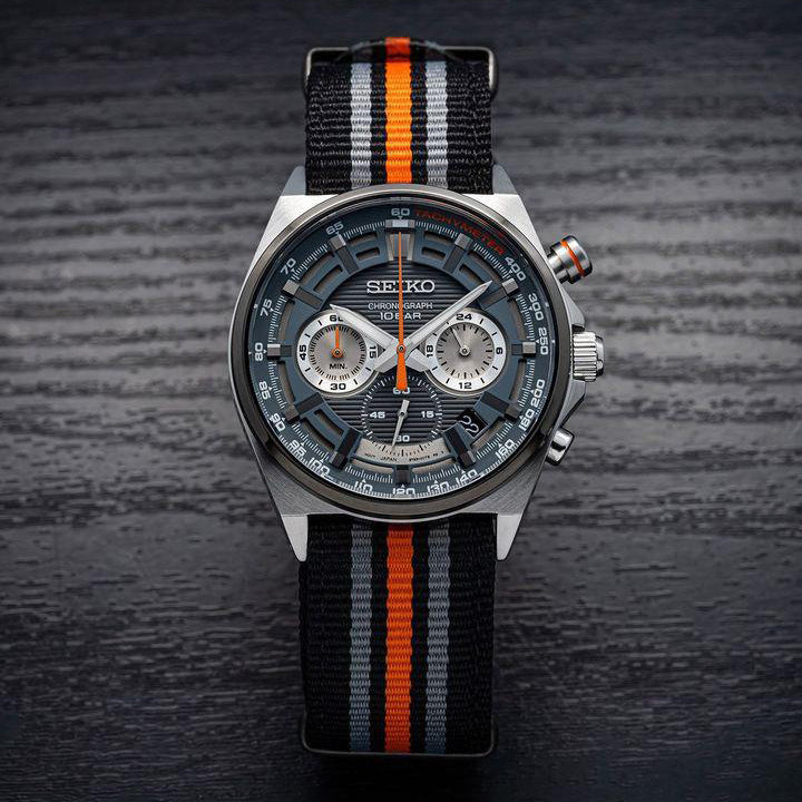 Seiko SSB403P1 Men's Watch - Stylish Multicolor Nylon Band-i-Watch-4