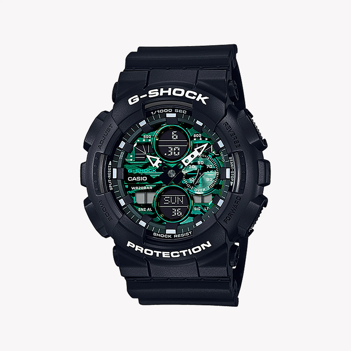 Casio G-Shock Ga-140mg-1adr - Adventure-Ready Men's Sport Watch With Stylish Black Design by i-watch