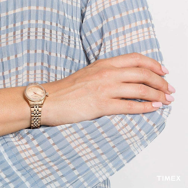 Timex Women's Rose Gold Stainless Steel Watch, 24mm Dial | Tw2t86500 by i-watch