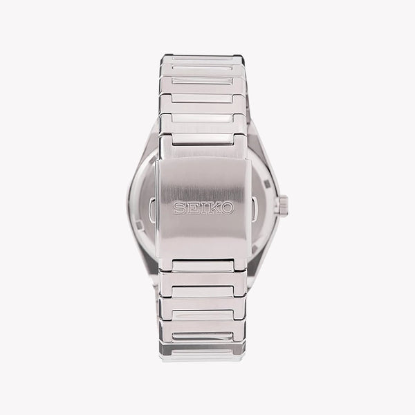 Seiko Men's Silver Stainless Steel, Blue Dial | Sur555p1 by i-watch