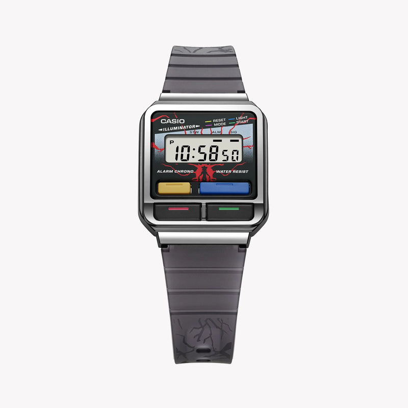 Casio Unisex Silver Resin Watch, Digital Display | A120west-1adr by i-watch