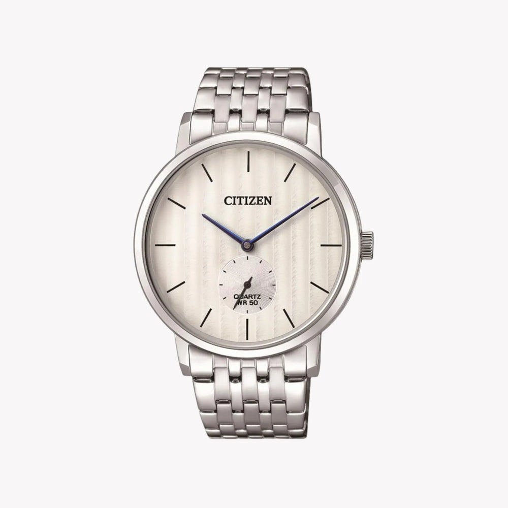 Citizen Men's Silver Stainless Steel Watch, Beige Dial | Be9170-56a by i-watch