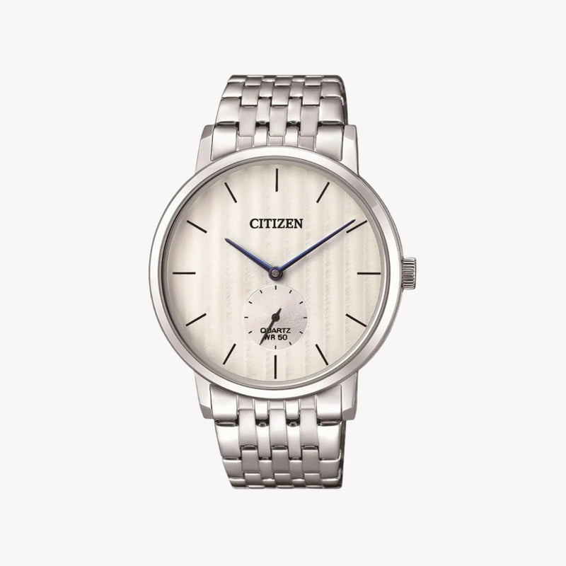Citizen Men's Silver Stainless Steel Watch, Beige Dial | Be9170-56a by i-watch