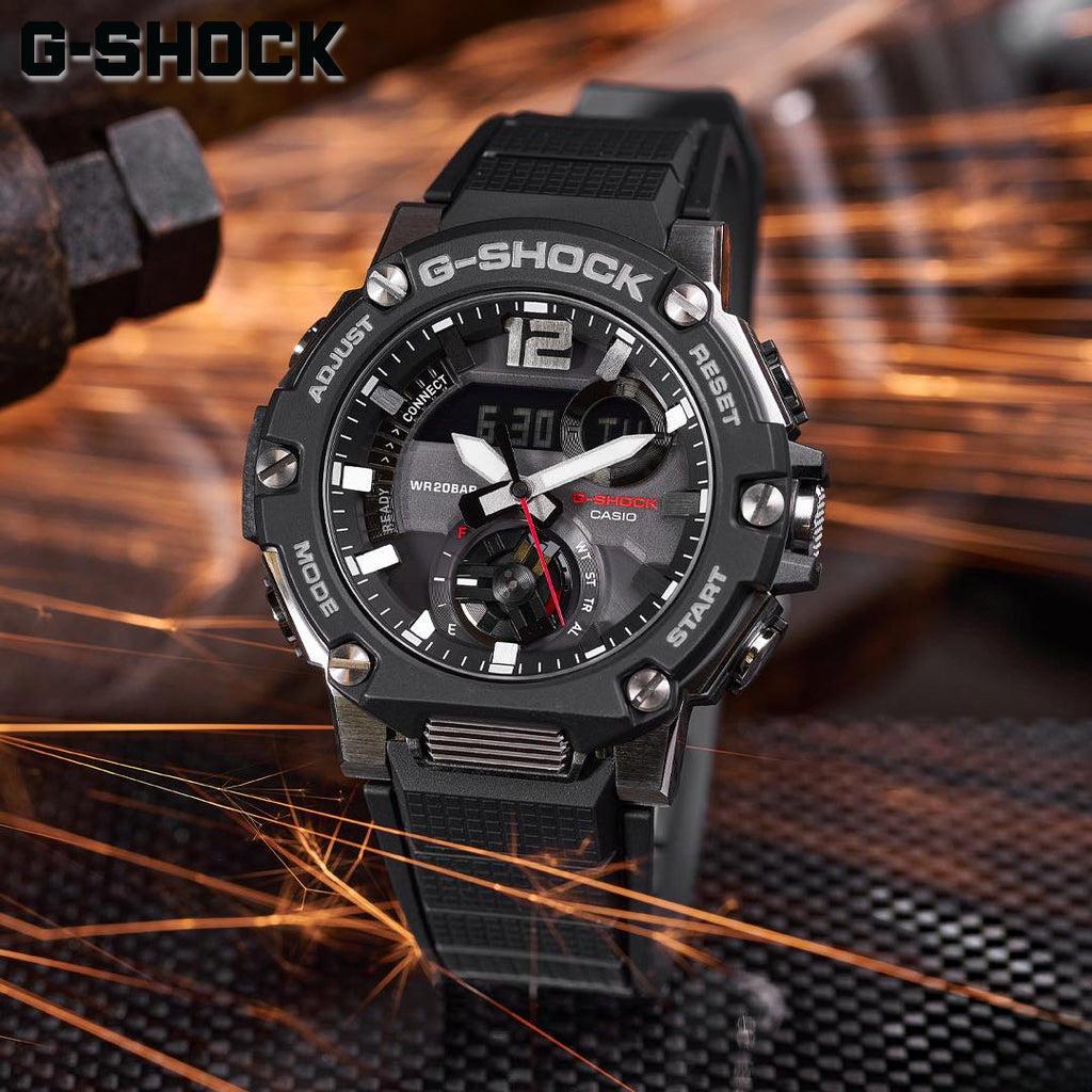 CASIO G-SHOCK GST-B300-1ADR - RUGGED ELEGANCE FOR THE MODERN ADVENTURER Men's Watch with stainless steel case and black dial-i-Watch-5