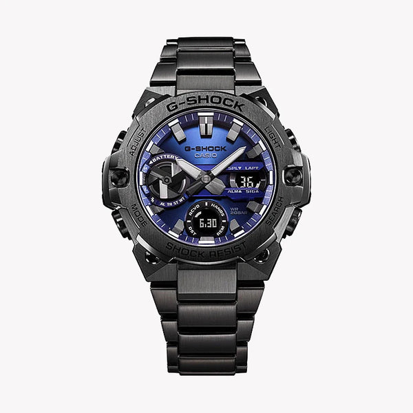 Casio G-Shock Gst-B400bd-1a2dr - Sporty Sophistication Men's Watch With Black Stainless Steel BAnd and Digital Dial by i-watch
