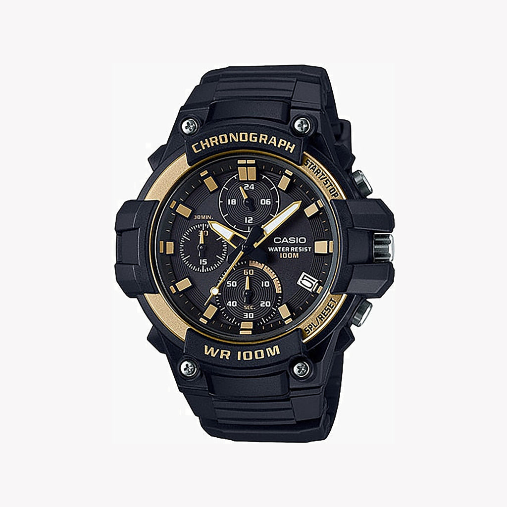 CASIO MCW-110H-9AVDF ADVENTURE READY - MEN'S BLACK RESIN WATCH WITH 100M WATER RESISTANCE