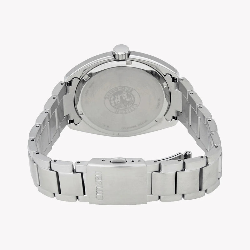 Citizen Bu4010-56e - Dynamic Elegance: Men's Eco-Drive Watch With Silver Stainless Steel & Black Dial by i-watch