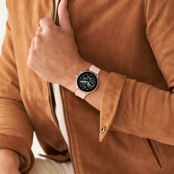 Fossil Men's Rose Gold Smartwatch, Black Dial | Ftw4071 by i-watch