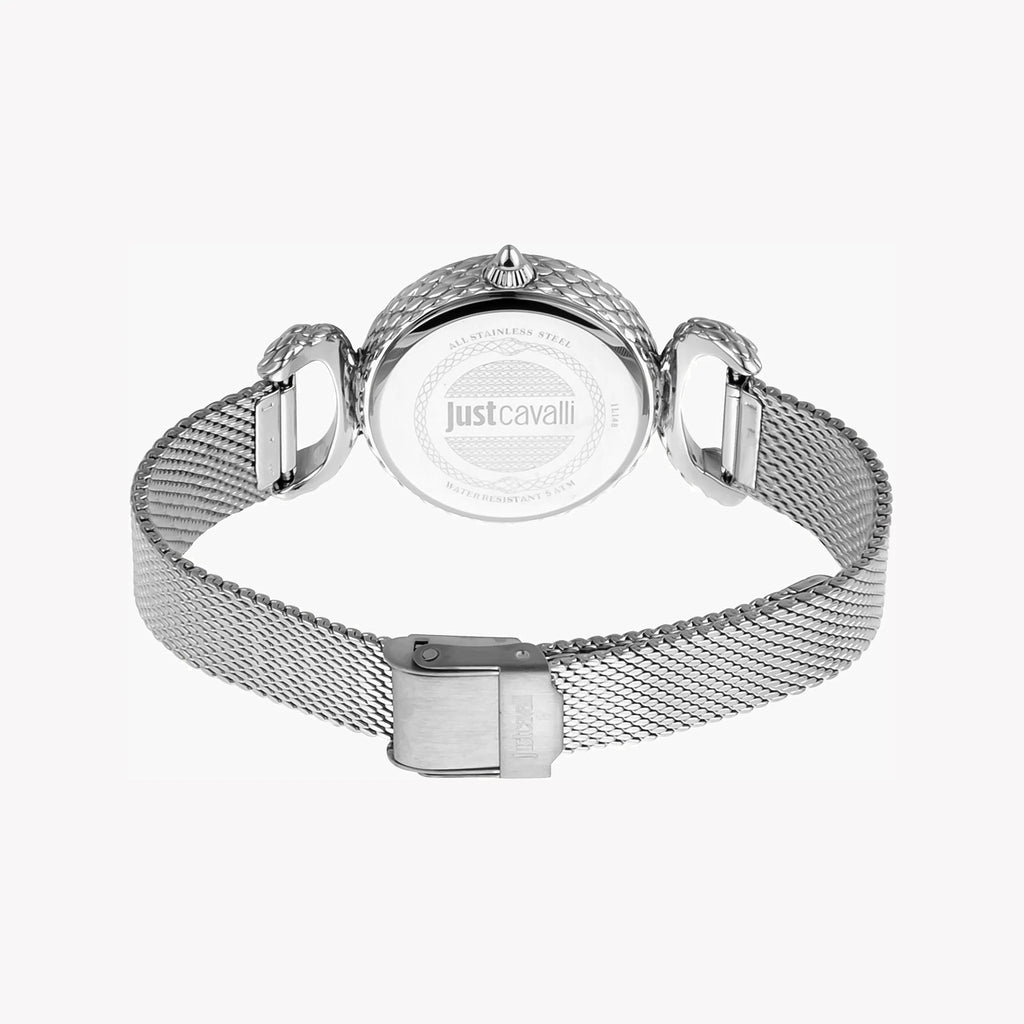 JUST CAVALLI Women's Watch with Silver Stainless Steel Case and Silver Stainless Steel Band-i-Watch-3