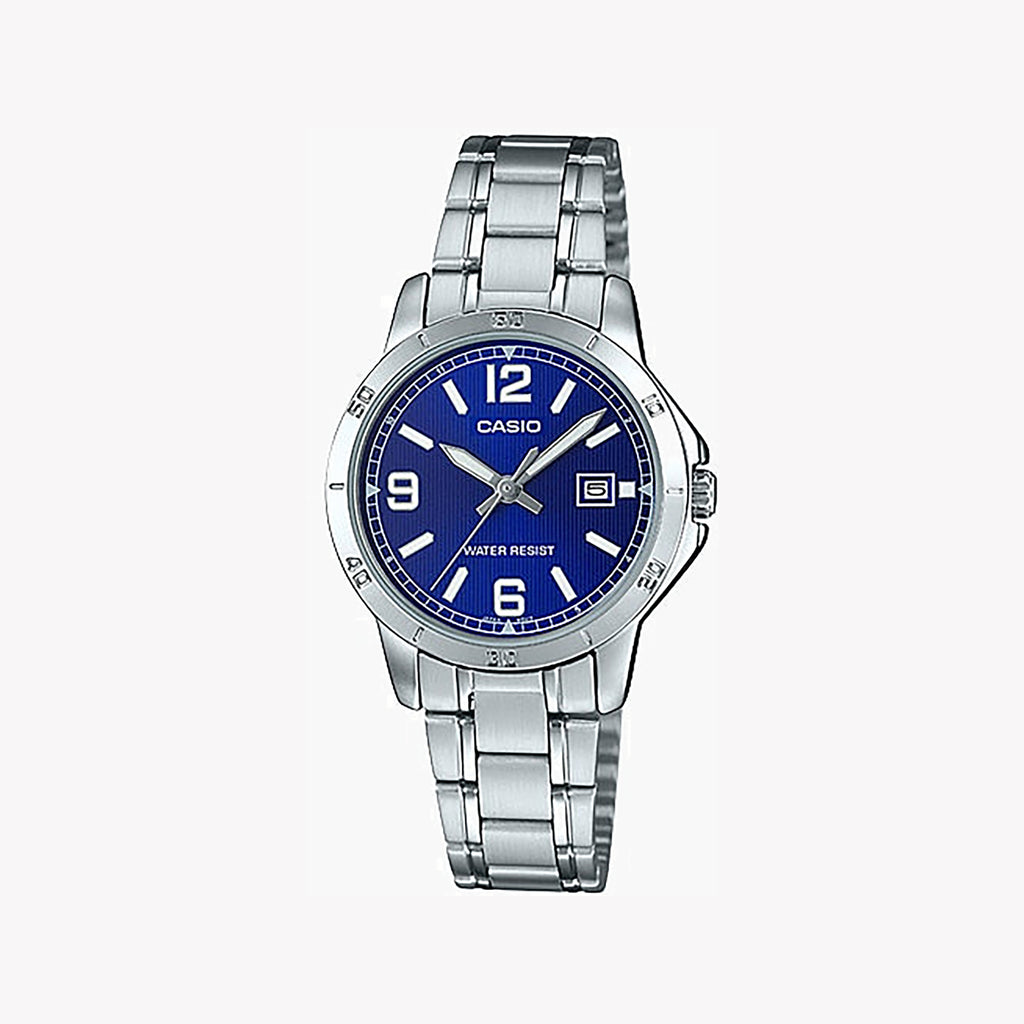 CASIO Women's Watch with Silver Stainless Steel Case and Silver Stainless Steel Band-i-Watch-4