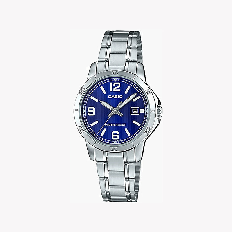 CASIO Women's Watch with Silver Stainless Steel Case and Silver Stainless Steel Band-i-Watch-4