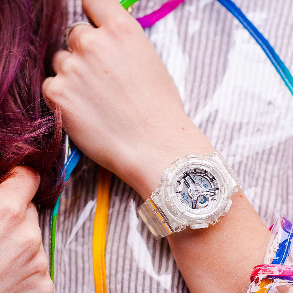 Baby-G Women's White Resin Watch, Sporty Style | Ba-110cr-7adr by i-watch