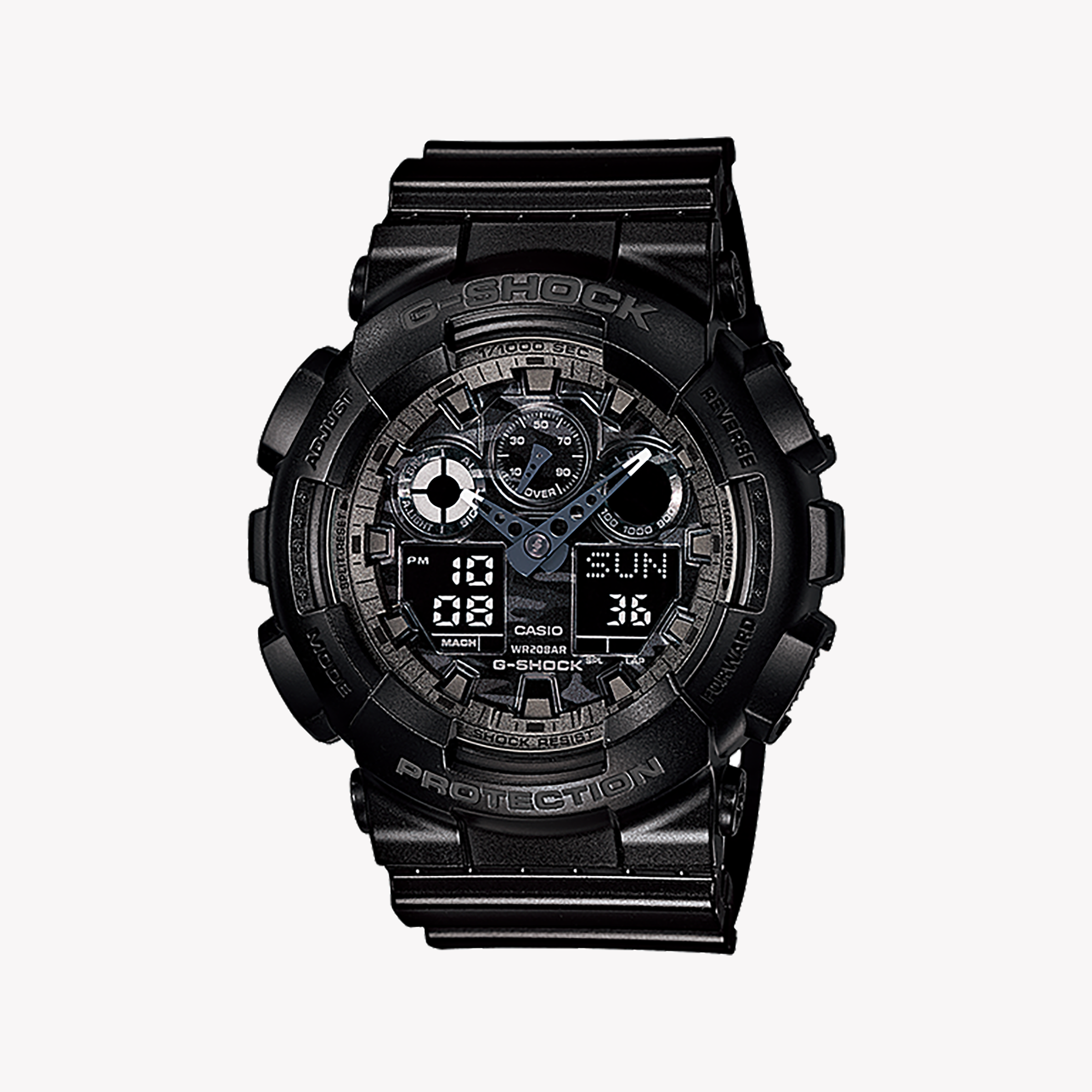 CASIO G-SHOCK GA-100CF-1A9 - BOLD BLACK FUSION OF STYLE & RESILIENCE Men's Watch