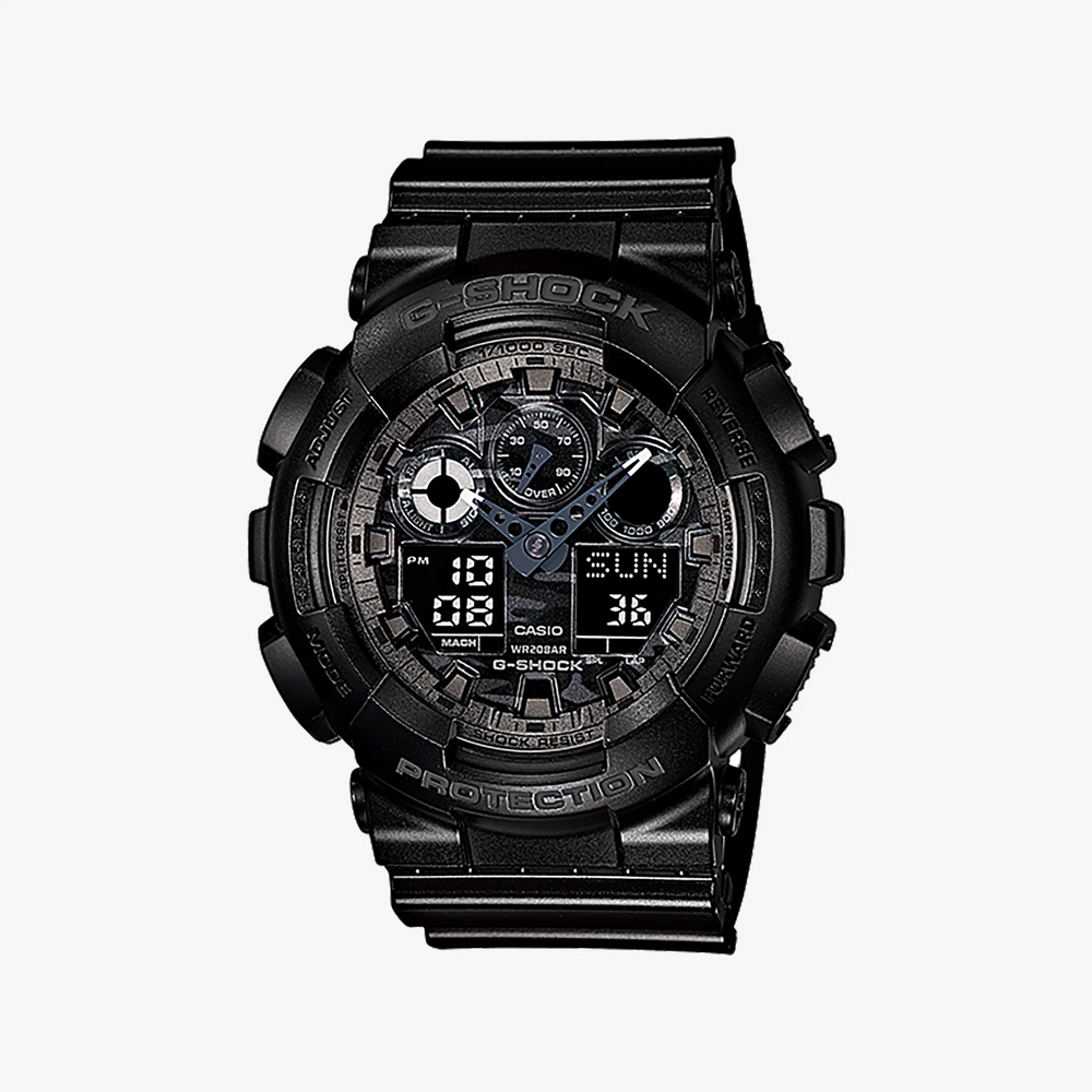 Casio G-Shock Ga-100cf-1a9 - Bold Black Fusion Of Style & Resilience Men's Watch by i-watch