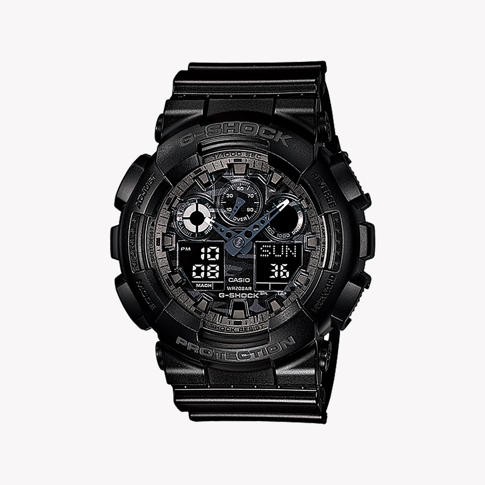 Casio G-Shock Ga-100cf-1a9 - Bold Black Fusion Of Style & Resilience Men's Watch by i-watch