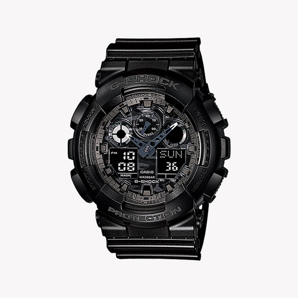 Casio G-Shock Ga-100cf-1a9 - Bold Black Fusion Of Style & Resilience Men's Watch by i-watch