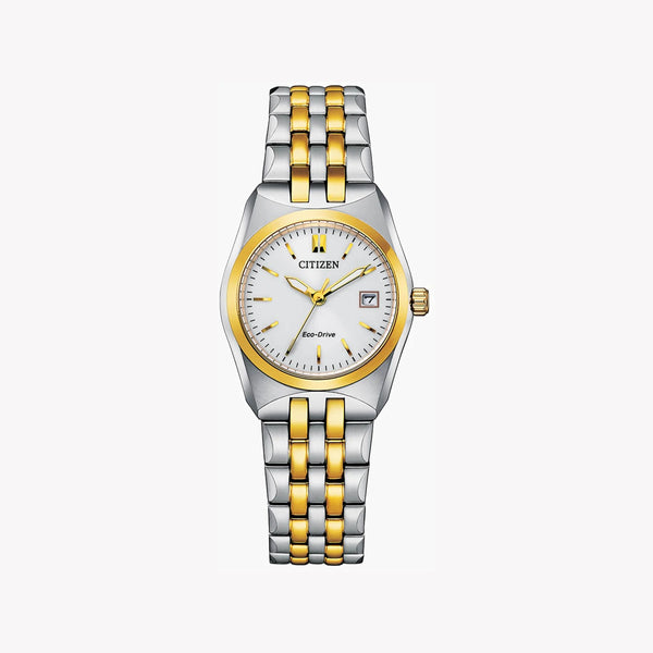 Citizen Ew2299-50a Chic Functionality - Elegant Gold & Silver Timepiece For Modern Women by i-watch