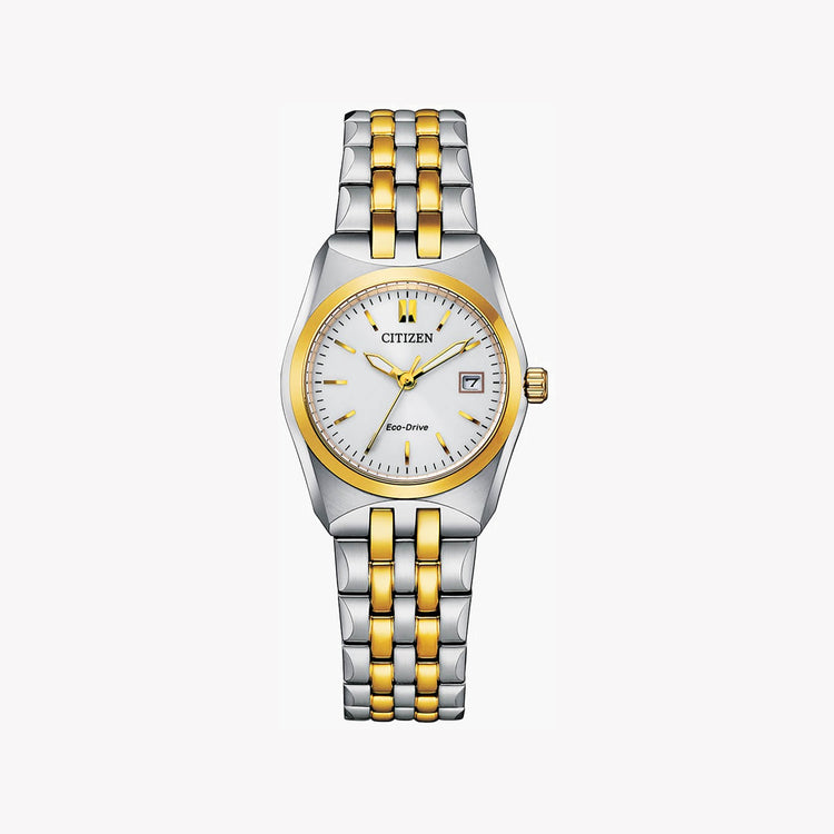 CITIZEN EW2299-50A CHIC FUNCTIONALITY - ELEGANT GOLD & SILVER TIMEPIECE FOR MODERN WOMEN