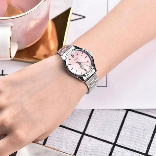 Timeless Elegance Women's Silver Watch, Stainless Steel | Ltp-V005d-4budf by i-watch